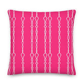 Albertine on Hot Pink Premium Decorative Throw Pillow Cushion, Pillow, $ 64.50, A Moment Of Now™